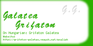 galatea grifaton business card